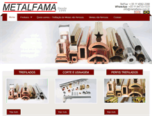 Tablet Screenshot of metalfama.com.br